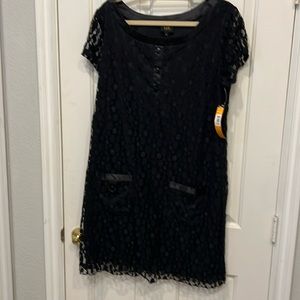 NWT ILE black lace dress in 16